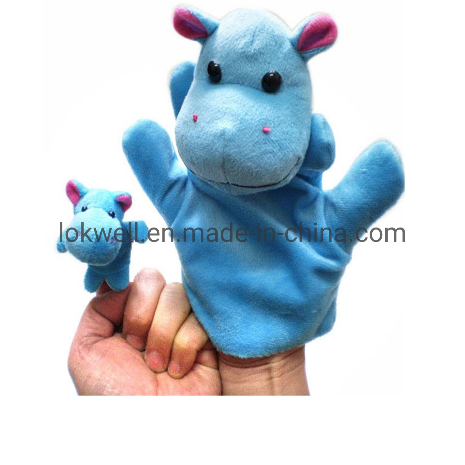 Manufacturer Customized Plush Soothing Crocodile Hand Puppet