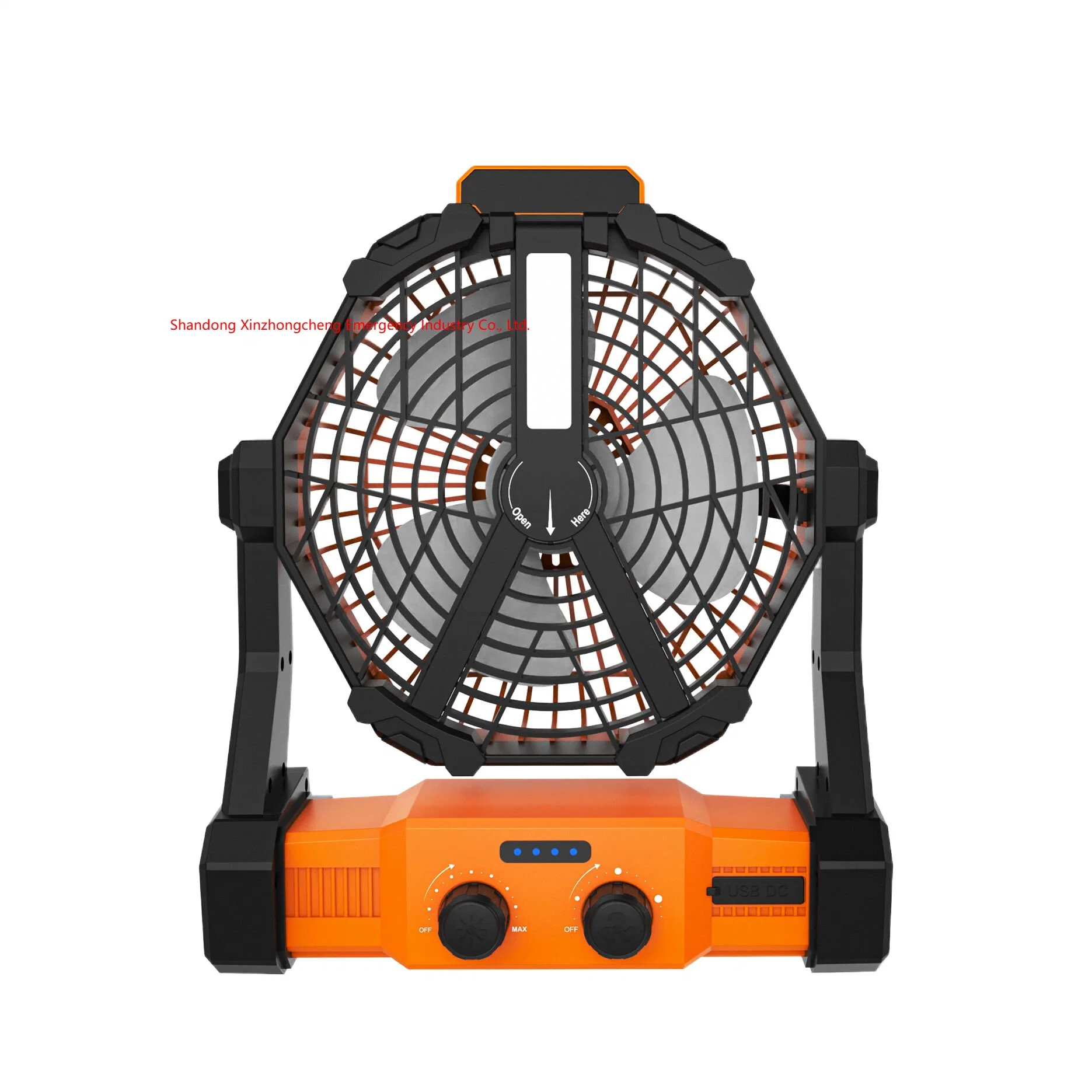 BEST Seller portable Mini Camping clip poussette ventilateur outils Ventilateur rechargeable avec voyant LED