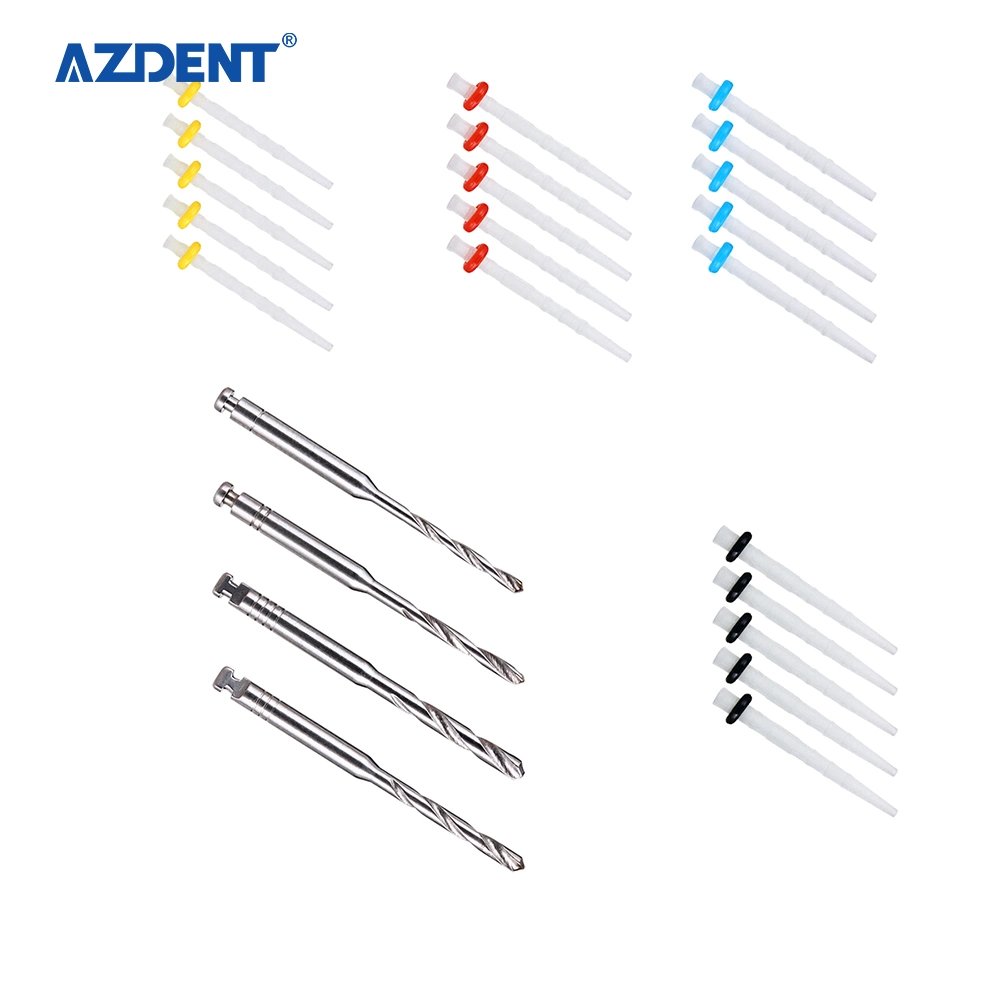 Factory Supply Price Dental Materials 1.2-1.8mm Dental Fiber Resin Post & Drills