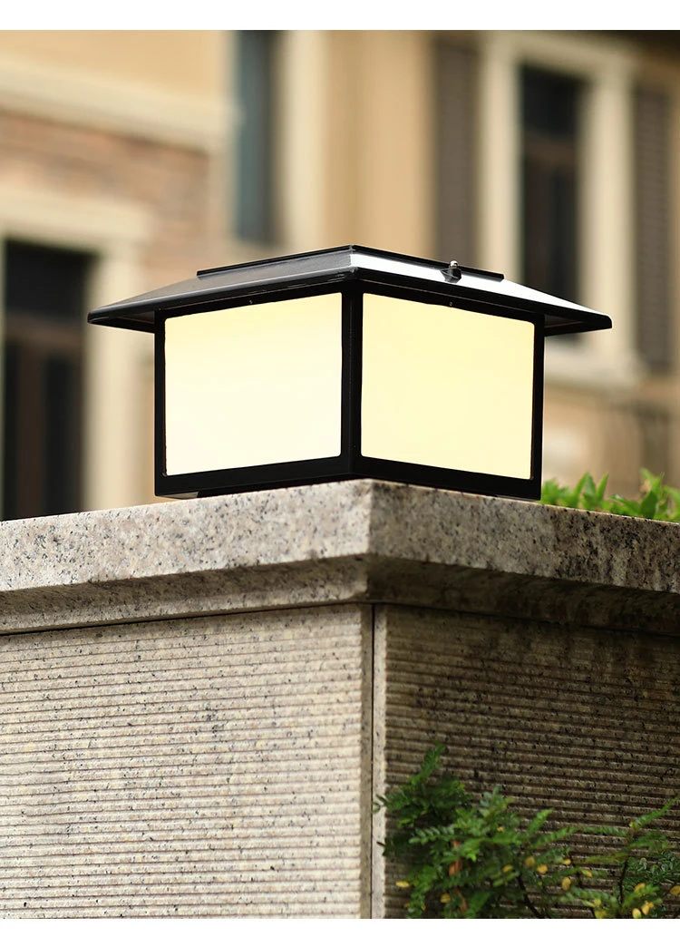 Waterproof Solar-Powered LED Outdoor Lamp