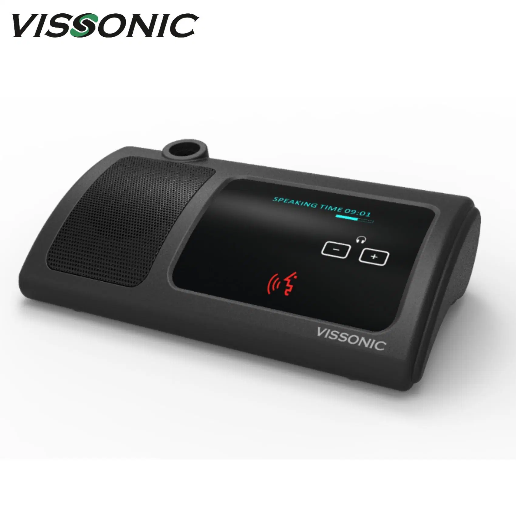 Vissonic WiFi Wireless Digital Network Discussion Conference System Pluggable Microphone for Delegate Unit with Touchable Interface