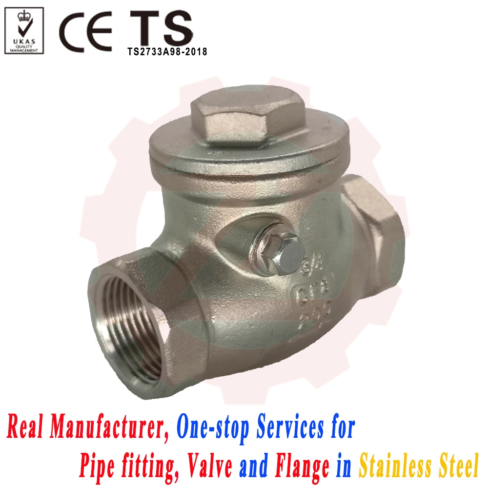 GOST DN50 Pn16 Thread Swing Check Valve for Well Pump