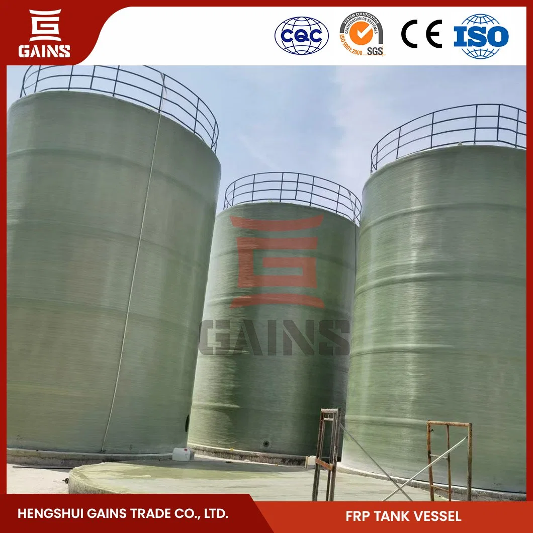 Gains FRP Winding Chemical Storage Tank Wholesaler China FRP Winding Product