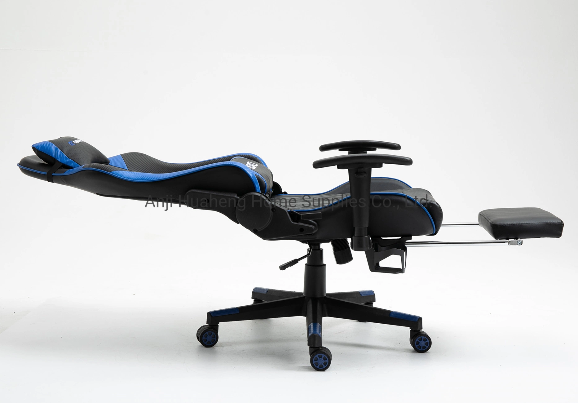 Anji Factory Ergonomic Reclining Gaming Chair with Footrest Cup Holder Office Chair