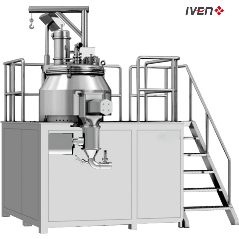 Rapid Mixing Granulator Machine Wet Method Granulating Equipment for Pharmaceutical and Chemical Plant