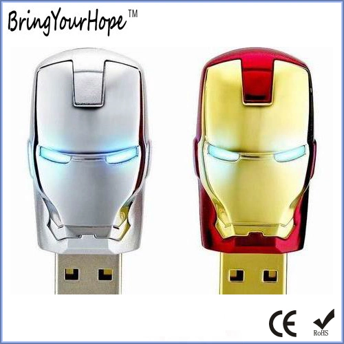 Super Hero Iron Man Mask USB
