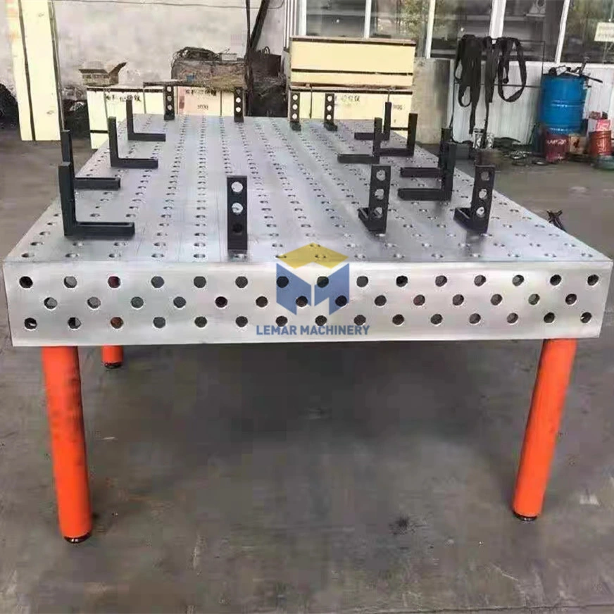 Cast Iron 3D Flexible Combined Welding Platform Robot Welding Tables