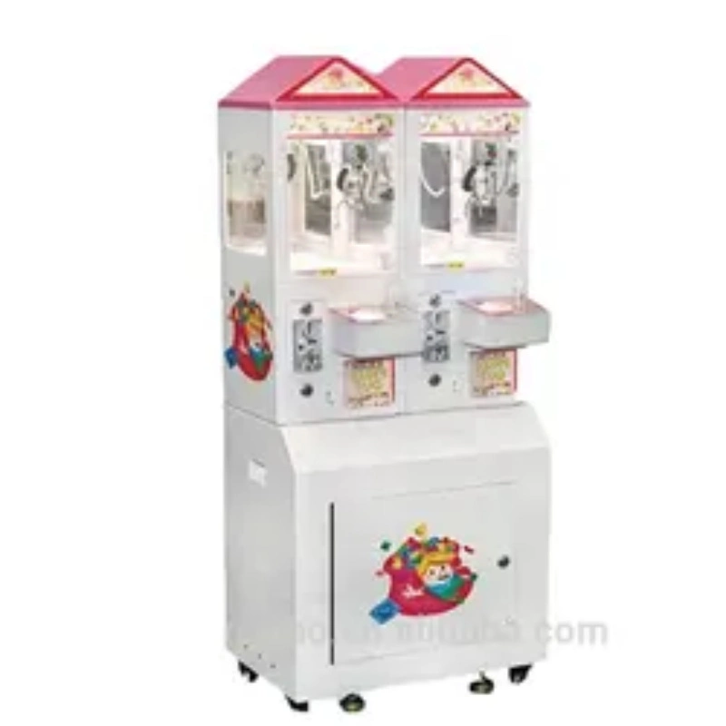 2 Players Toy Crane Claw Machine Games Coin Operated