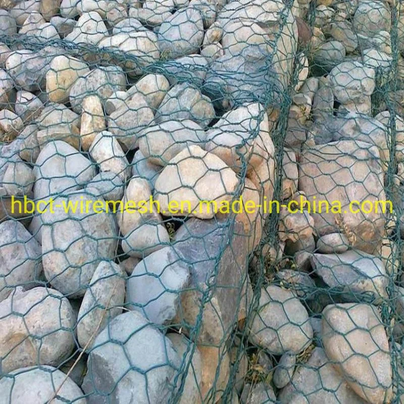 Heavy Galvanized PVC Coated Gabion Basket Wire Mesh