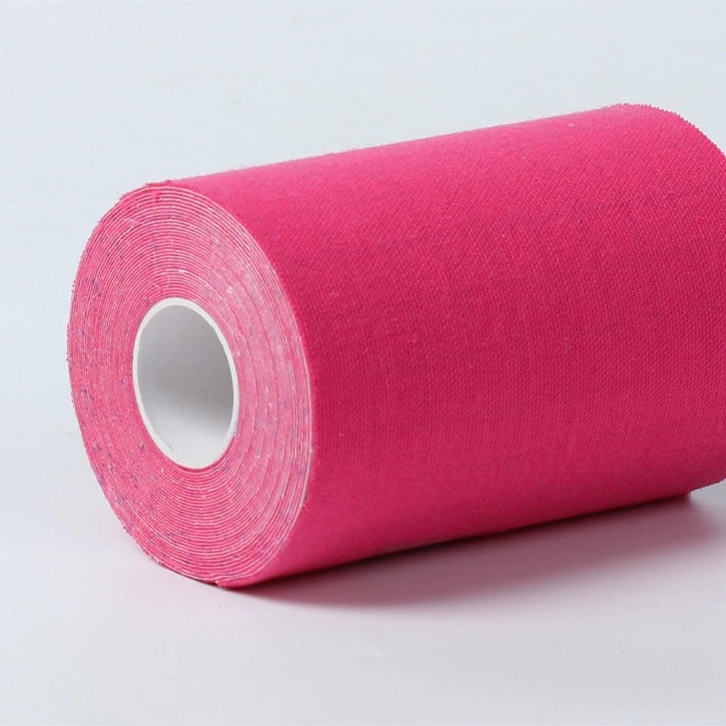 OEM Disposable Colorful Adhesive Plaster Products Cohesive Kinesiology Athletic Medical Bandage Tape