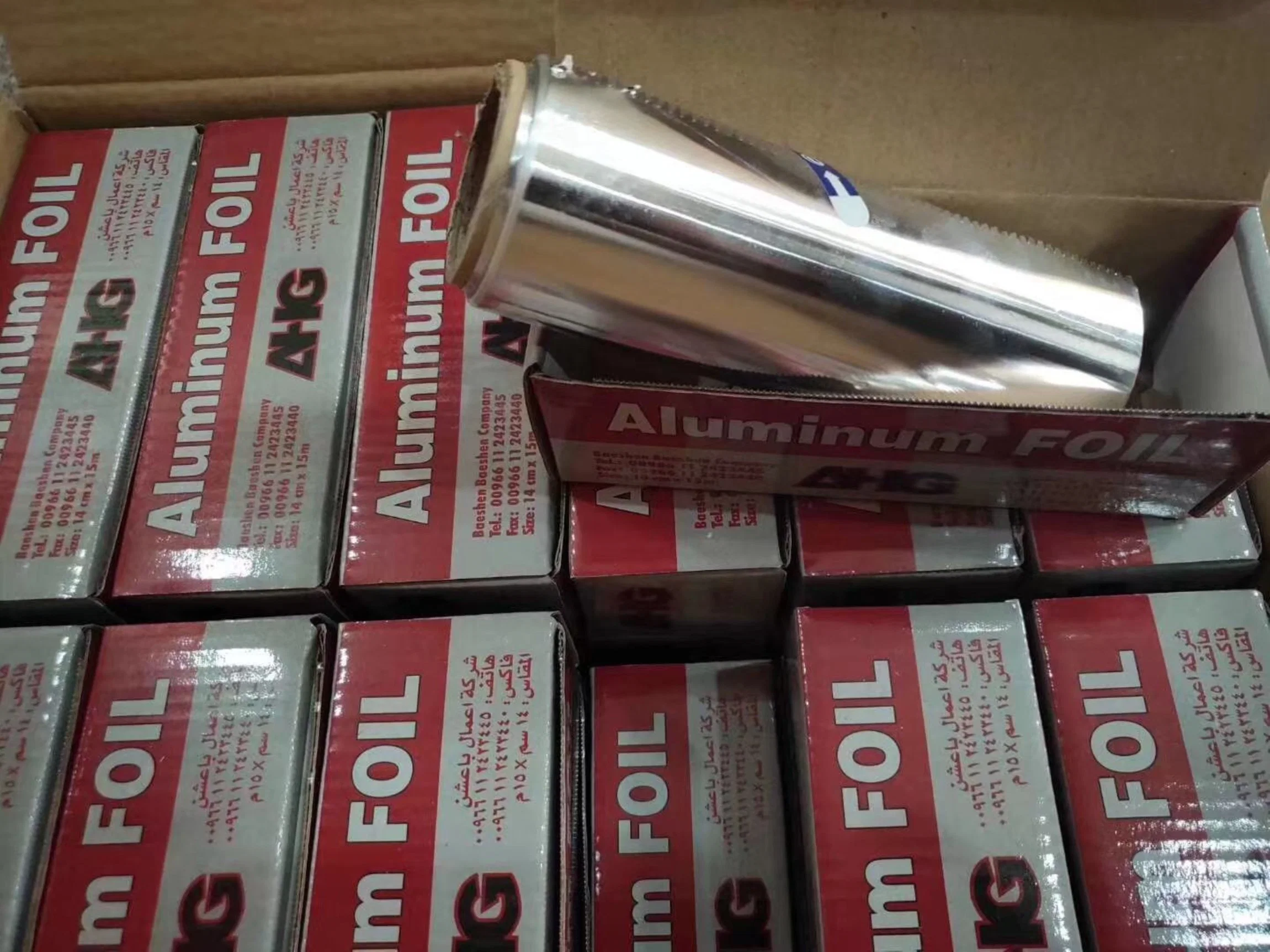 Free Sample Coated 30cm Soft Temper Aluminum Foil 8011 O