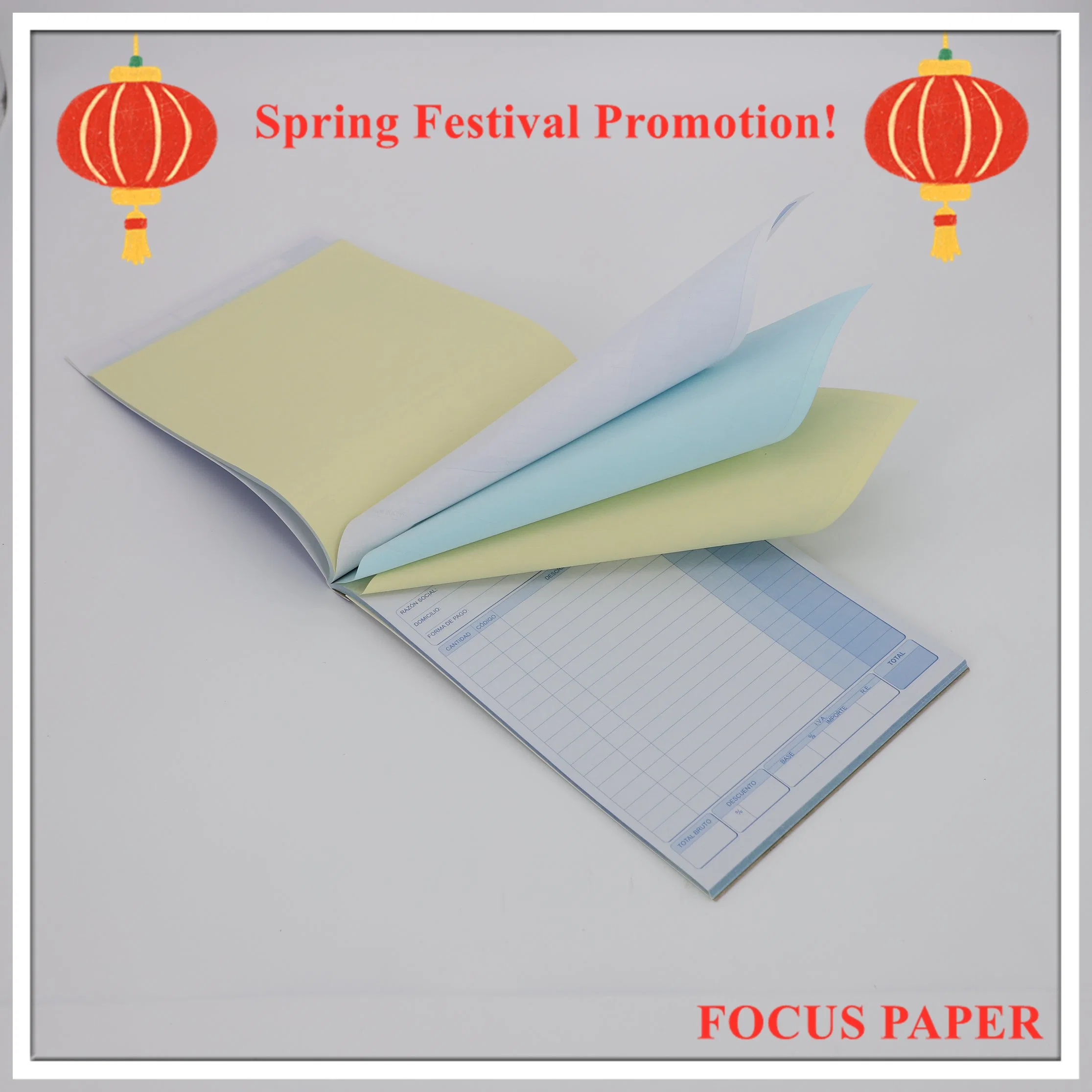 China Wholesale Supply Custom Digital Two/Three Ply/Part Blank/Staples/Printable/Triplicate 3 Part Reverse Carbonless Paper Mills