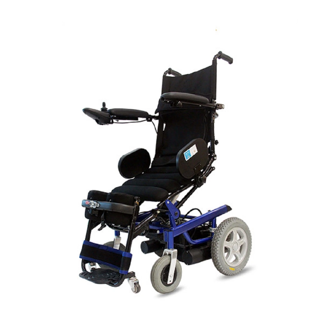 Powder Coating Chair Frame Standing up Wheelchair with Electromagnetic Brake Using Outside