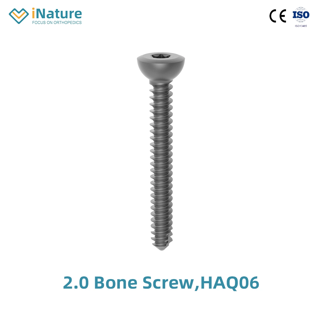 El hueso el tornillo de bloqueo de la placa en la aleación de titanio para el implante de Trauma 2.7 Tornillo óseo, Haq06