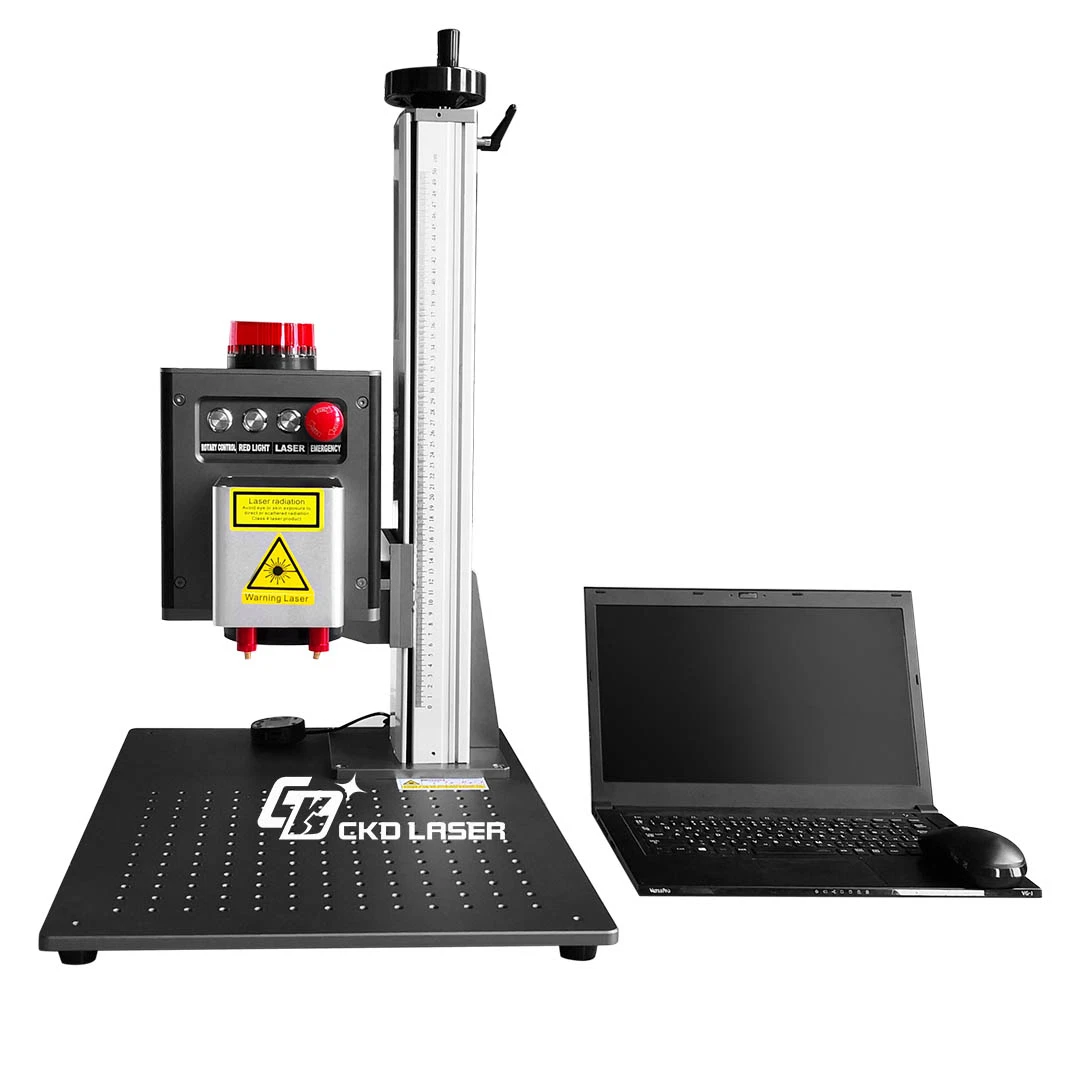 State-of-The-Art CO2 Laser Marker with a Small Footprint and Built-in Flashing Light, Delivering Precise and Secure Markings