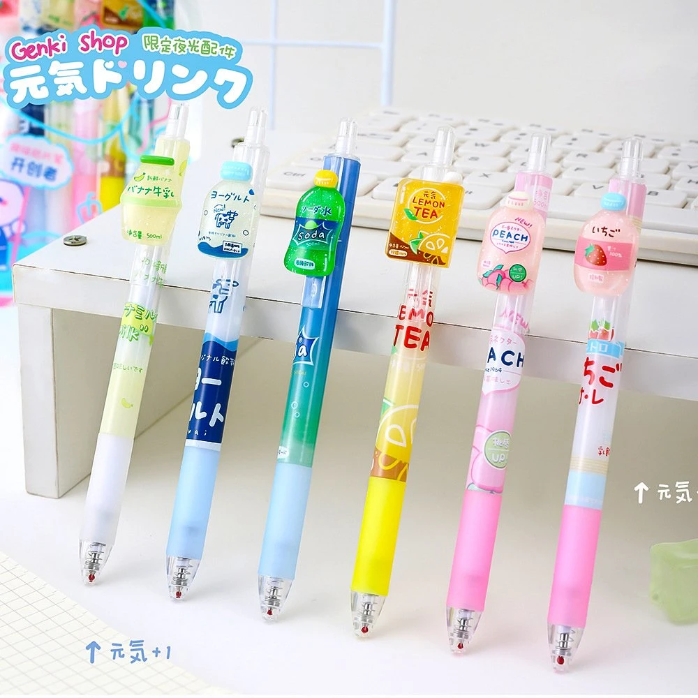 Mode Schreibwaren Gel Pen Promotional Cartoon Erasable Gel Pen Kinder Schreibwaren