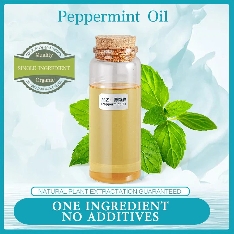 100% Natural Pure Food Grade Mentha piperita aceite de menta