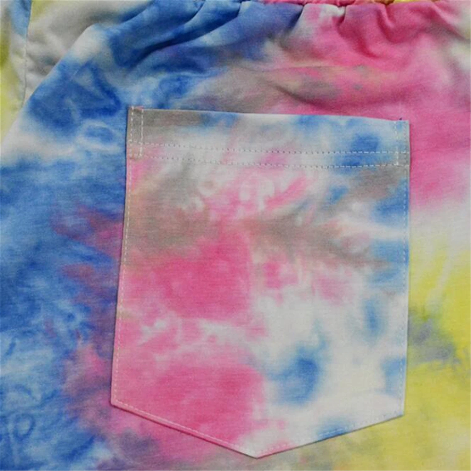 New Custom Board Shorts Tie Dye Colorful Mens Summer Short