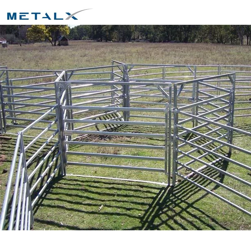 Cheap Used Australian Galvanized Oval Cattle Feeder Panels Steel Tube Cattle Fence Panels for Sale