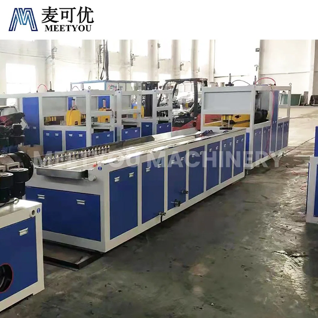 Meetyou Machinery WPC Foam Board Machine Wholesale/Supplier China PVC PP PE WPC PC Automation PC Profile Production Extruder Suppliers Configuration Cutting Machine