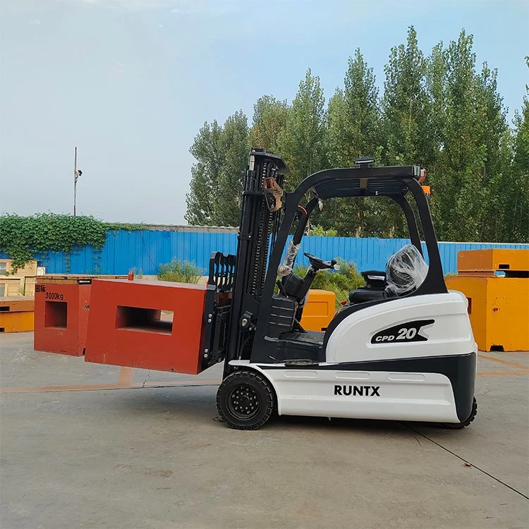 Cpd20 3-Wheel Electric Forklift 2 Ton Warehouse Widely Used 2000kg Li-ion Battery Forklift Truck with 4.5m Triplex Mast