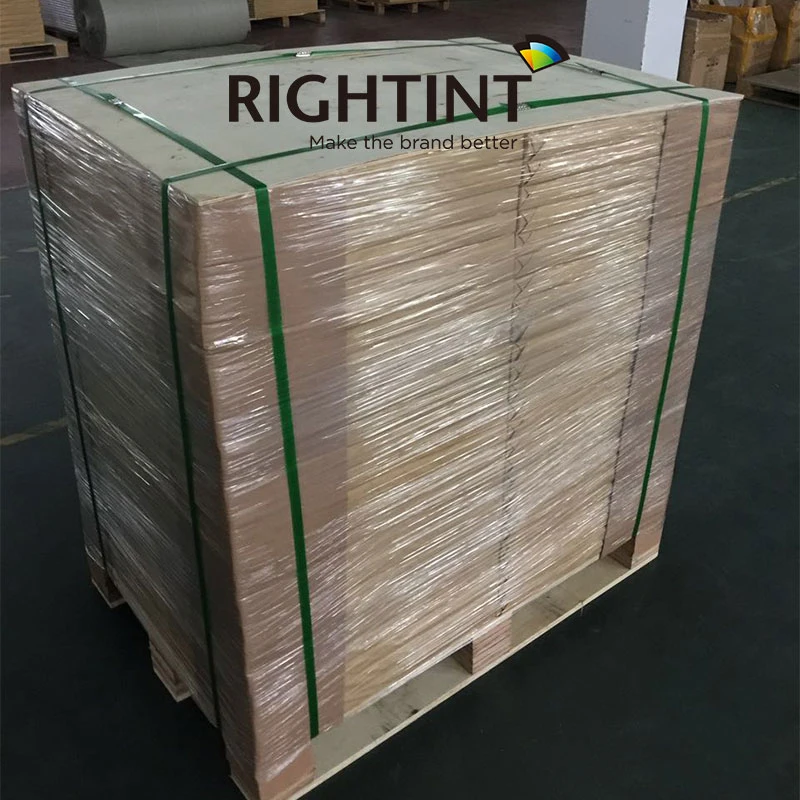 Alimentos bebidas embotelladas Rightint etiqueta etiqueta material para la impresión offset.