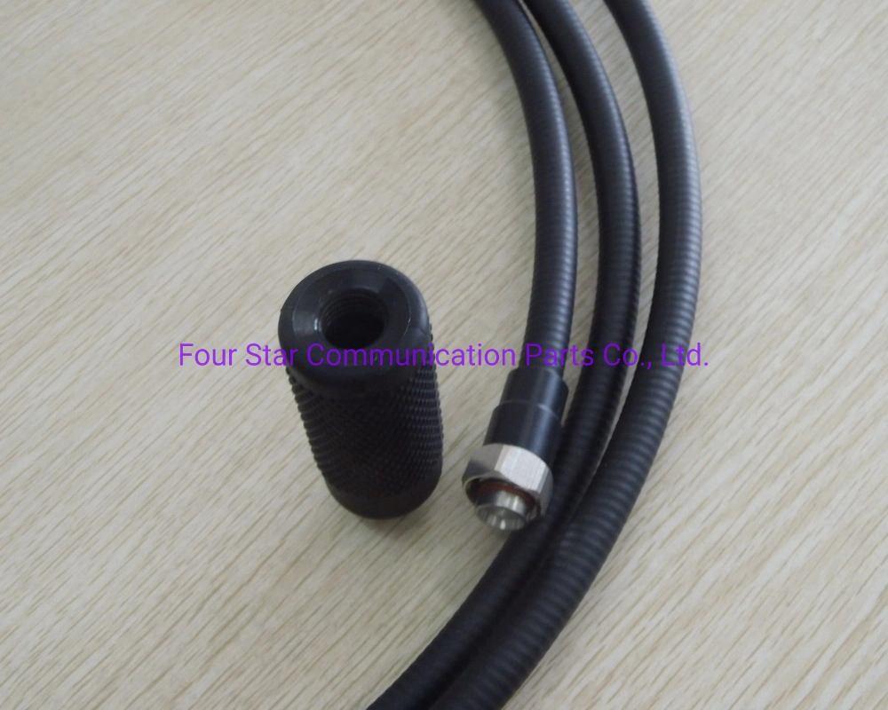 Câble de jonction coaxial RF étanche Superflexible 1/2'' 7/16 DIN Connecteurs mâles 4.3/10 (y compris les gaines étanches)