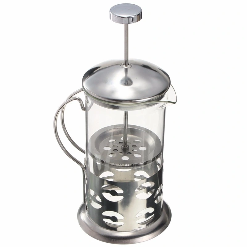 French Press Kaffee Teekanne Glas &amp; Edelstahl Kaffee Krug Percolatoren