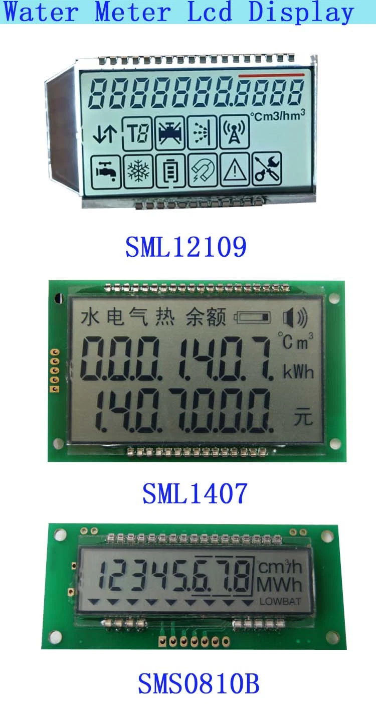 Custom Htn Reflective Positive Monochrome Segment LCD 7 Segment LCD Panel, LCD Display, LCD Monitor