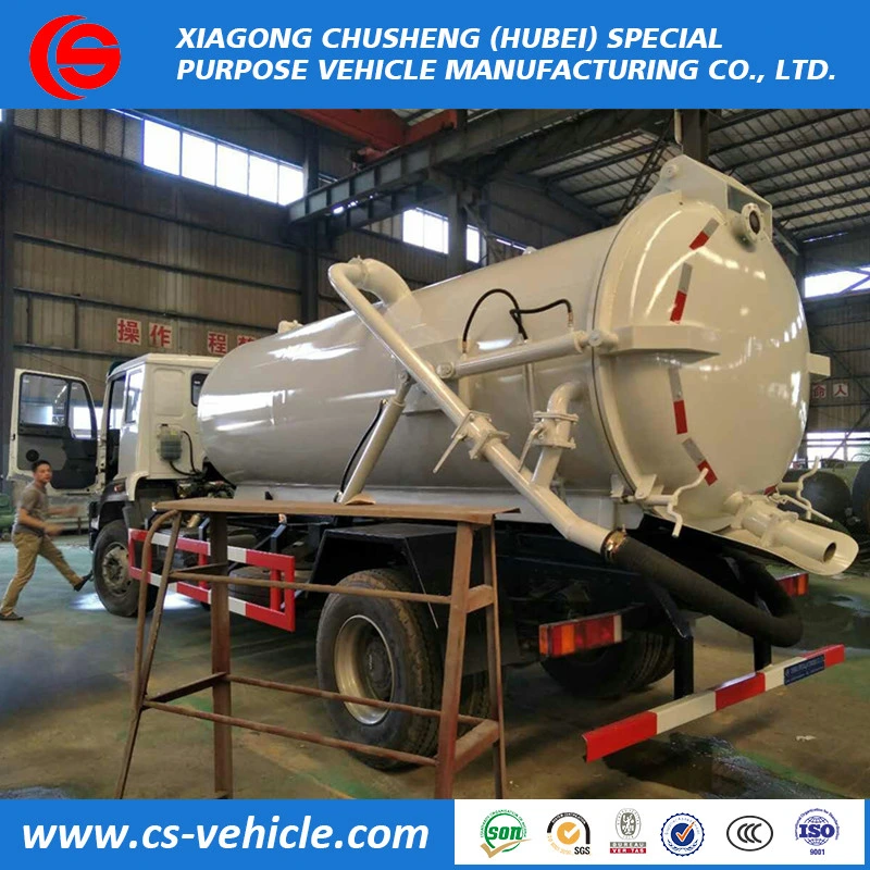 2018 New Design 6m3 Sewer Cleaning Truck, Vacuum Sewage Suction Trucks 8m3 Price