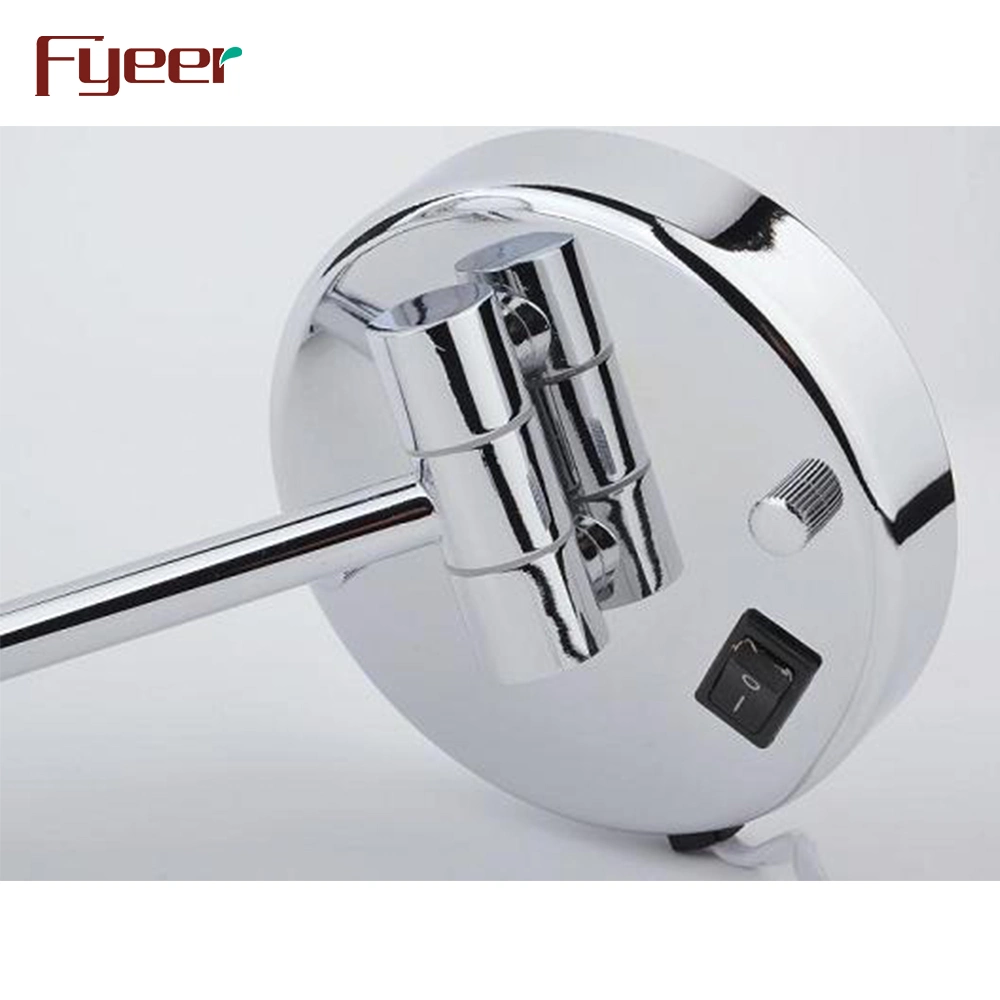 Fyeer ultra delgado en la pared LED plegable el cuarto de baño espejo de maquillaje