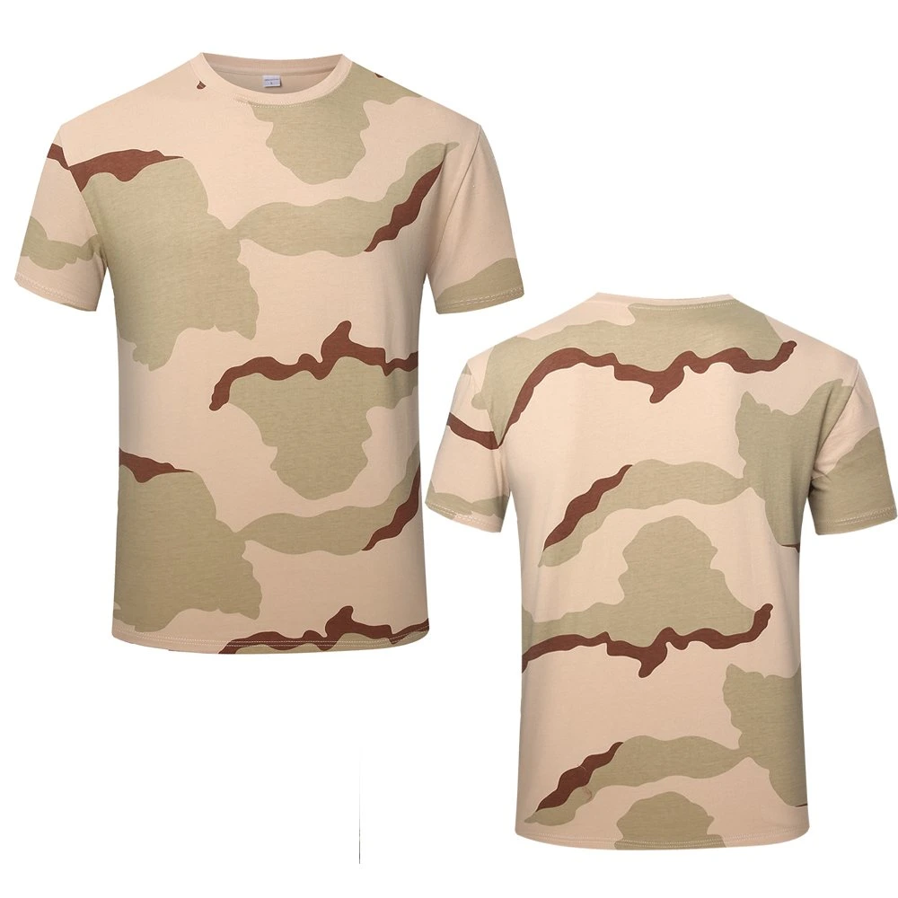 Xinxing Custom Factory tres Desert Camuflage ropa táctica Camuflaje camisa