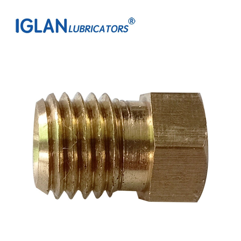 Brass Oil Pipe Fitting Compression Bushing Connector CNC Centralized Lubrication System