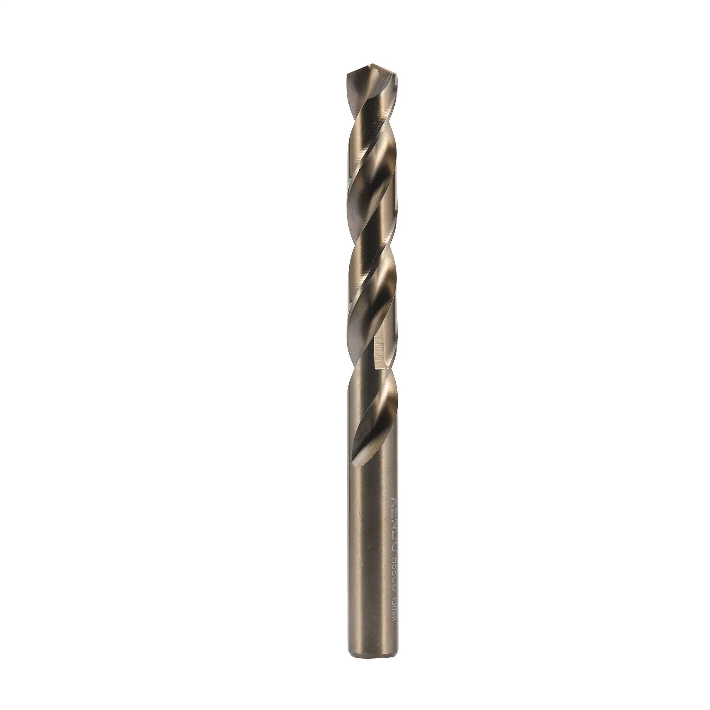 Kendo Professional 13mm DIN338 HSS-Co Straight Shank Multipurpose Metal Drill Bits for Steel