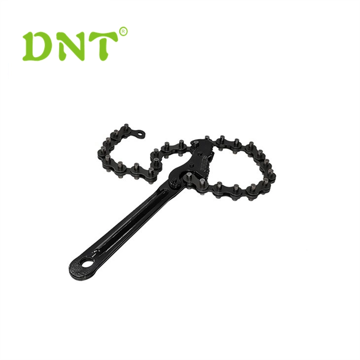 DNT Chinese Manufacturer Automotive Tools 9in Chain Adjustable Oil Filter Removal Tool for Car Repair