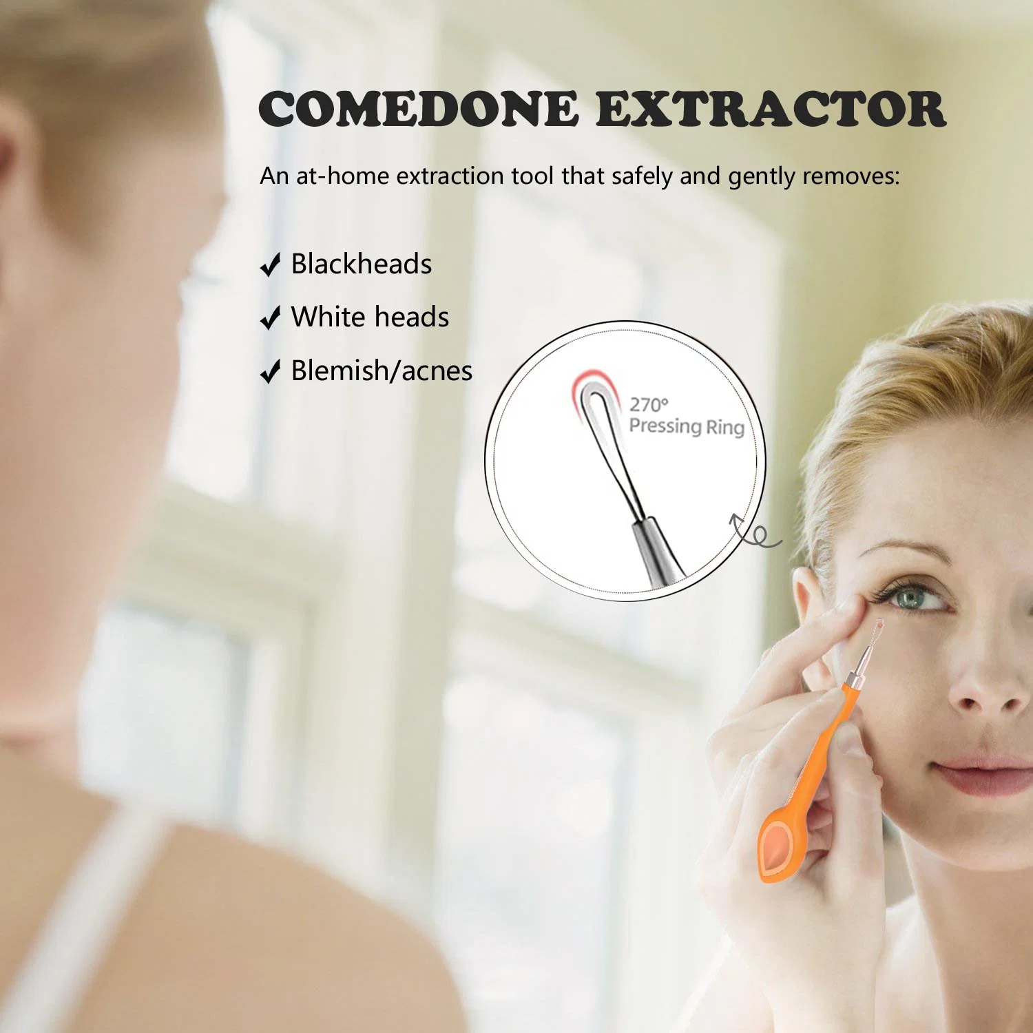 Kit 6en1 Kit de belleza de hielo ocular herramienta de masaje Derma Roller para Cuidado de la piel
