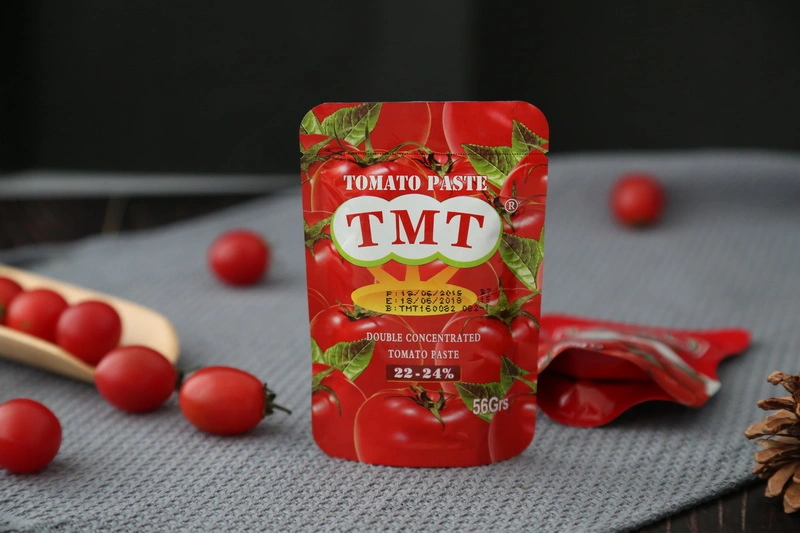 Italian Canned Tins Tomato Paste in 70g Sachet From Manufacturer with ISO Certificate