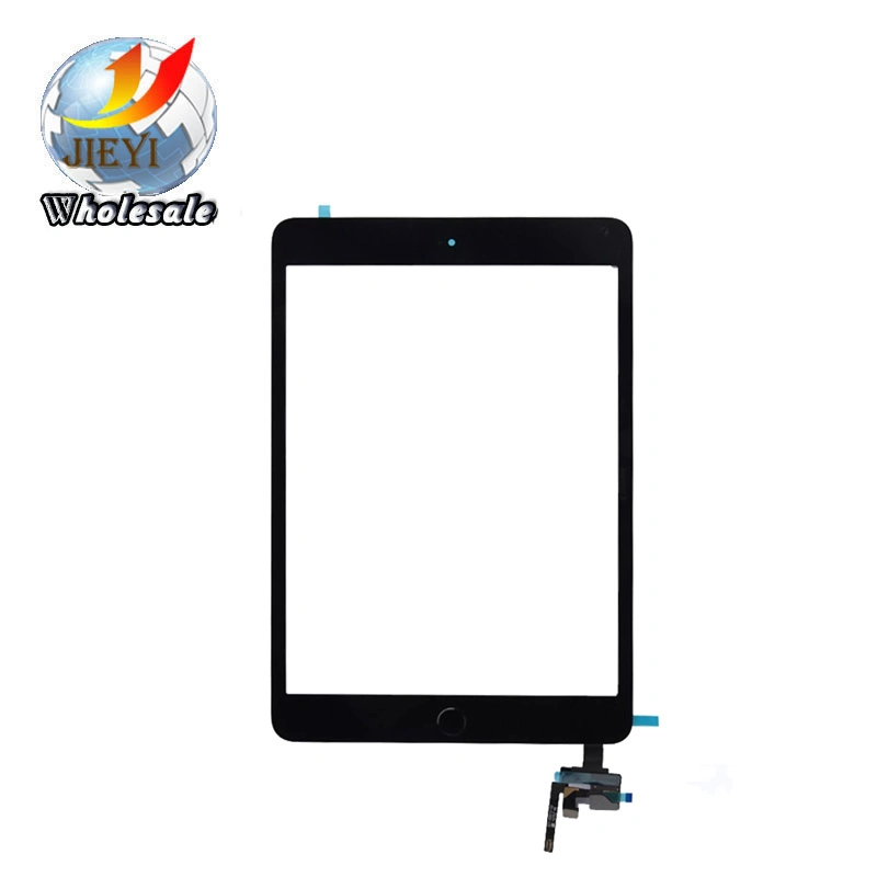 Display Glass for iPad Mini 3 IC Chip Touch Home Button Front Digitizer