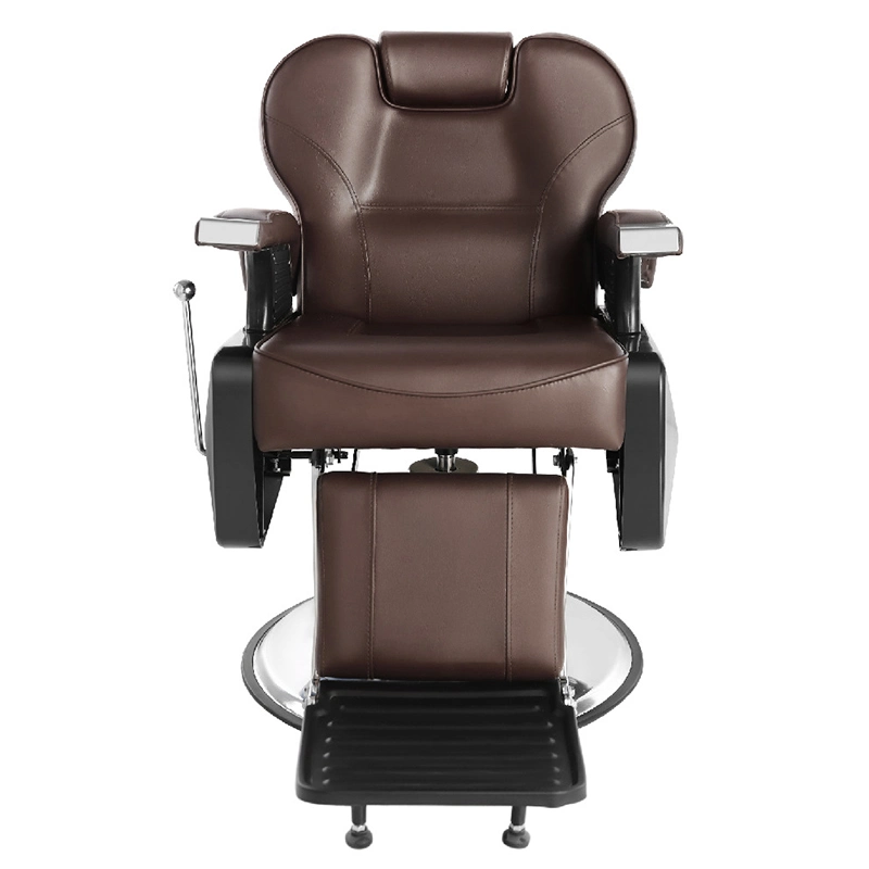 High quality/High cost performance Hair Salon Vintage Black PU Leather Relining Barber Chair