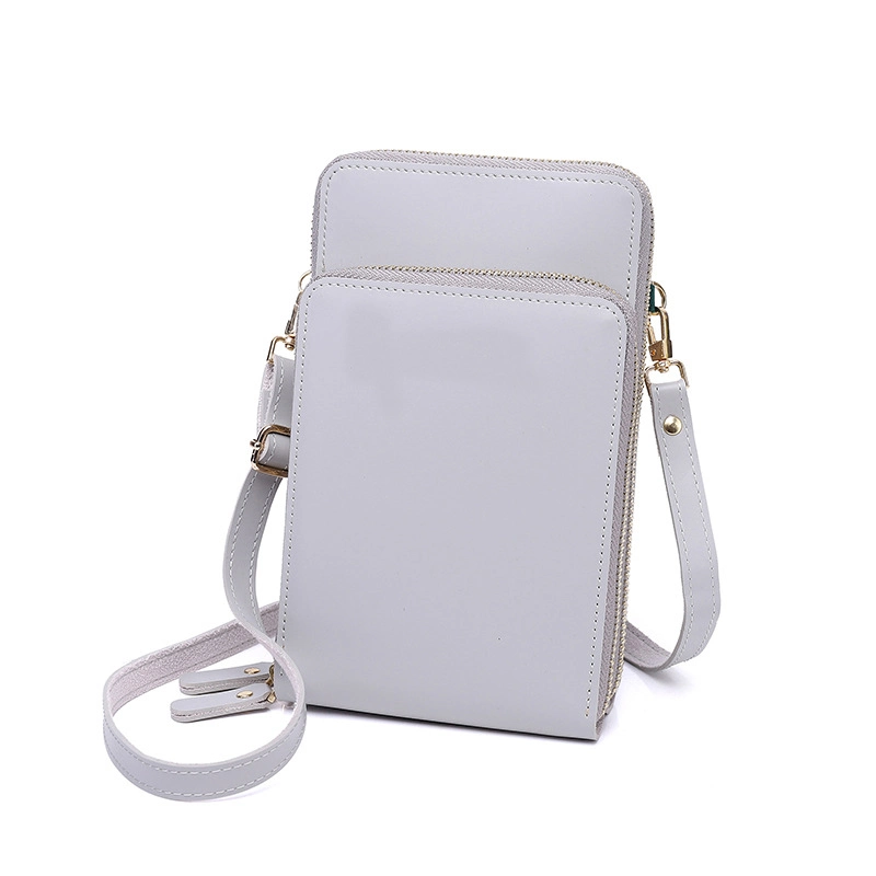 Summer Colorful Small Phone Pouch Women Crossbody with Slots and Long Strap