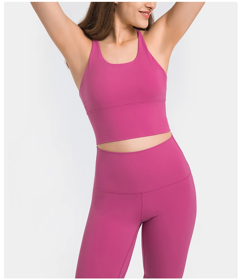 Großhandel Frauen Gym Bekleidung Modische Multi Colors Workout Bh Sexy Personalisierbare Atmungsaktive Fitness-Bekleidung Yoga-Bh