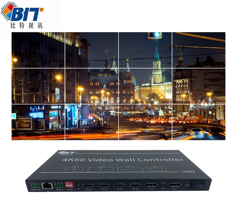 El producto más popular 4K/8K HDMI 2x3 2X6 Mezclador de vídeo de 4K Matrix 3X4 3X2 Controlador de la pared de vídeo