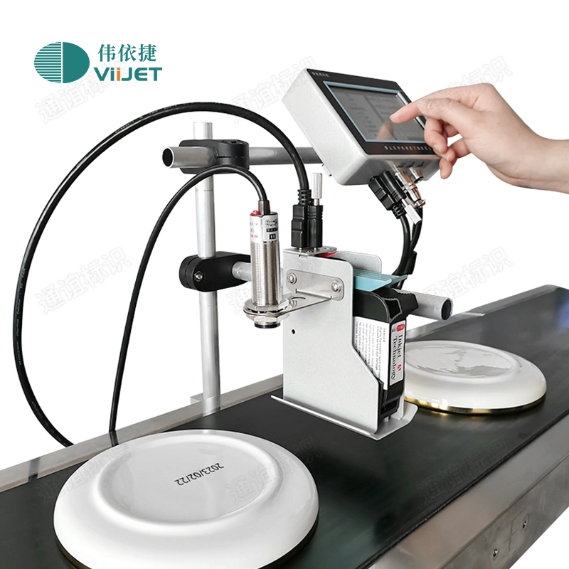 Máquina de codificação alimentar Data máquina de impressão TIJ Impressora 2023 Impressora de produção de embalagens; Viijet impressora a jato de tinta