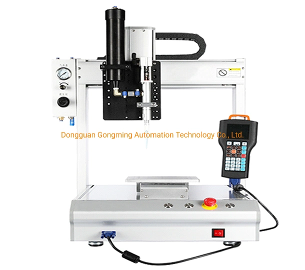 Dispensador automático de silicona adhesiva de producto electrónico de tipo sobremesa