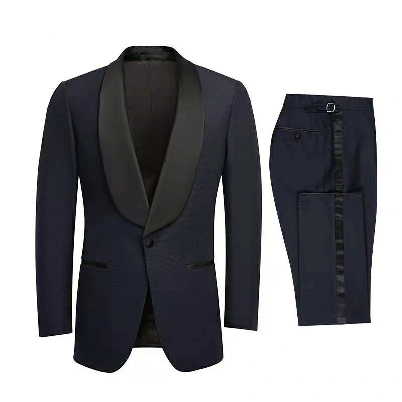 Fato de treino de qualidade Slim para homem Classic Business Suits concebido para medir