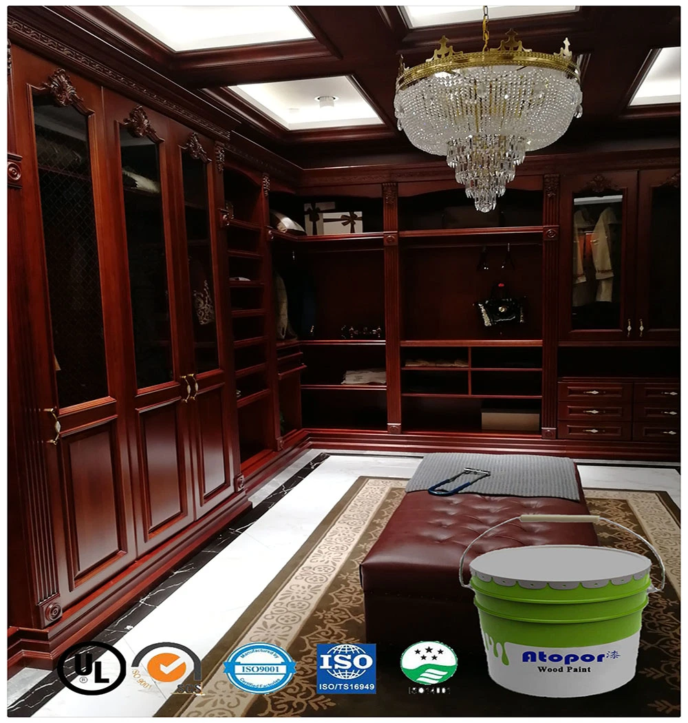 Anti-Yellowing muebles PINTURA pintura Laca Barniz blanco perla pintura para revestimiento de madera