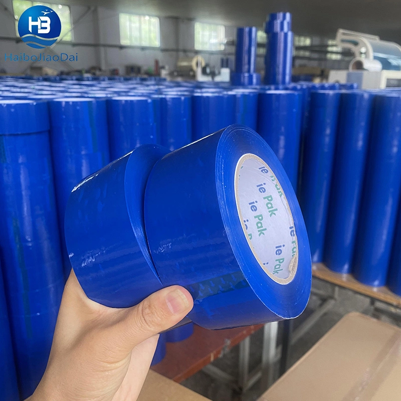 Strong Adhesive High Performance with Synthetic Rubber Resin Waterproof BOPP Blue Packing Adhesive Tape Price