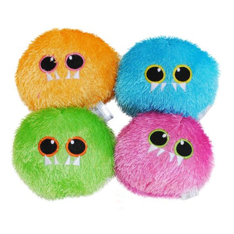 Cheap Cartoon Antistress Ball Keychain Toys Spirit Fake Fur Ball Decoration Giveaway Gifts