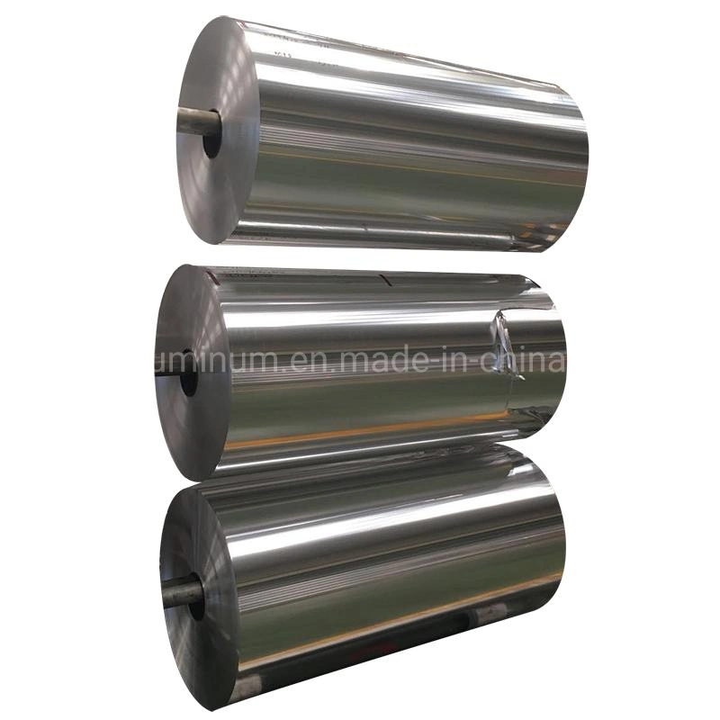 Aluminum/Aluminium Foil Jumbo Roll Alloy 1145/1100/8011 for Shielding Cable