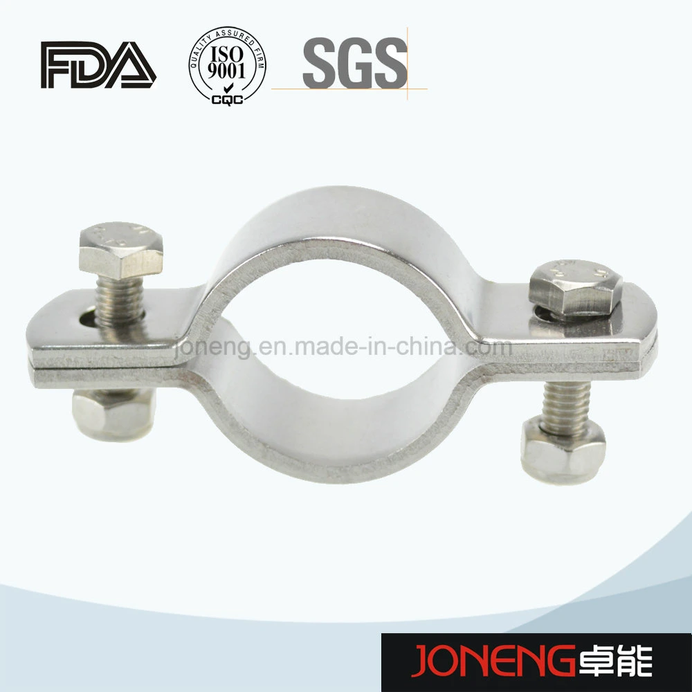 Stainless Steel Sanitary Split Ring Adjustable Round Pipe Hanger for Food Processing